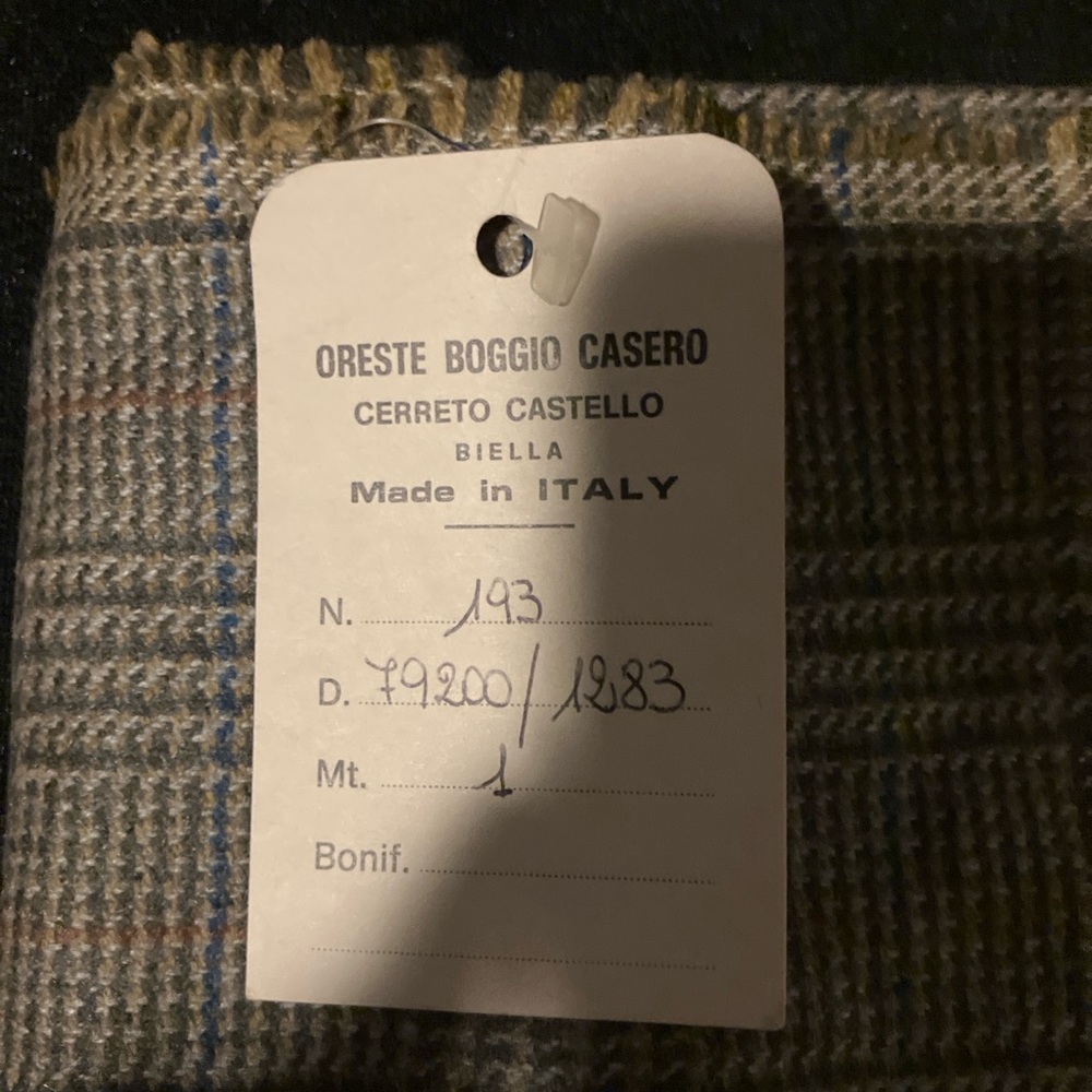 Oreste Boggio Casero, Biella – 1 Meter – Italian wool suiting fabric